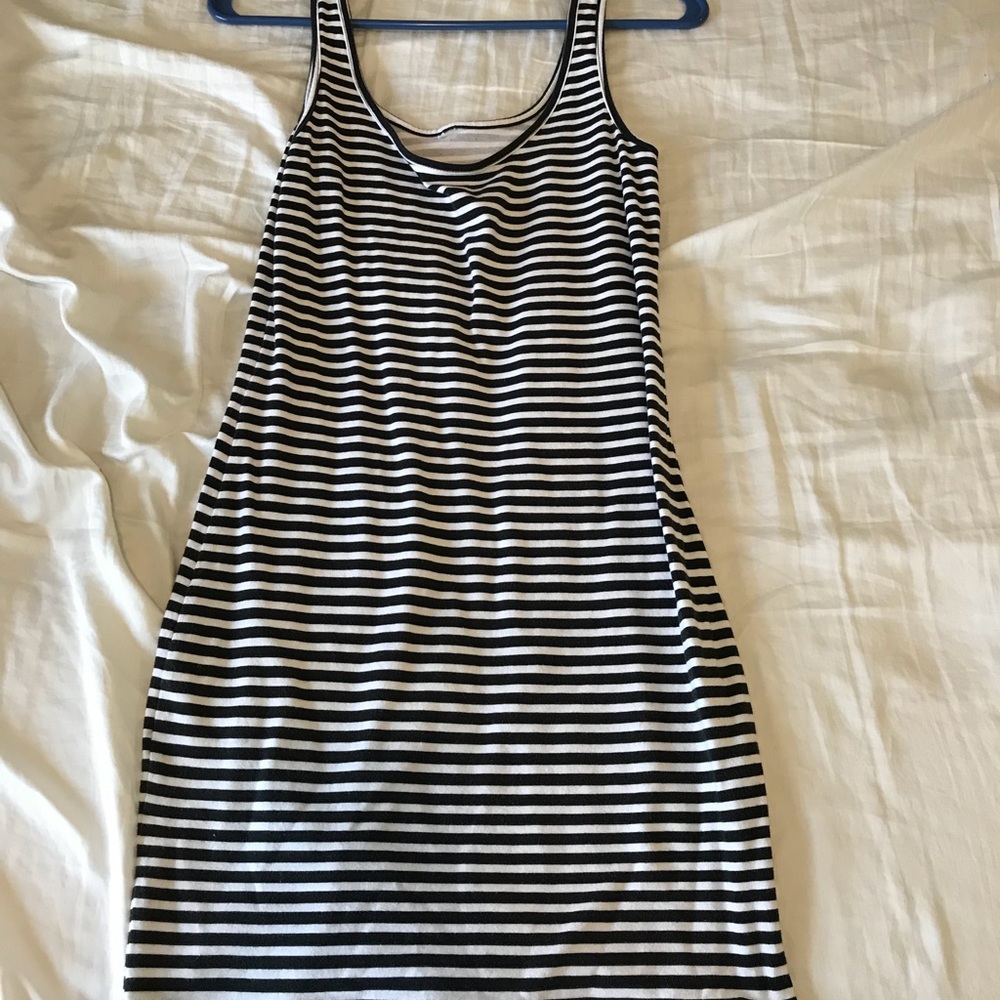 Stripped Fitted Dress